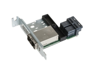 SuperMicro SAS Lunette - 4x Mini SAS HD (SFF-8643) (AOM-SAS3-8I8E-LP)