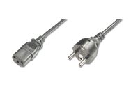 DIGITUS Câble d'alimentation CEE7/7 vers C13 1,2 m