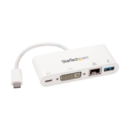 Adaptateur multiport USB-C StarTech Power Delivery DVI