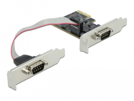 Carte PCIe Delock pour 2 x série RS-232 - adaptateur série