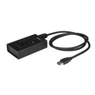 StarTech Hub USB 4 ports métal industriel