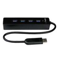 Hub USB 3.0 4 ports avec câble intégré ST4300PBU3