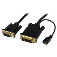 Câble DVI-D vers VGA actif DVI2VGAMM6 1,8 m 1920 x 1200