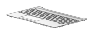 Couvercle supérieur HP Nsv avec clavier Nordic