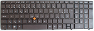 Clavier noir HP 8560w