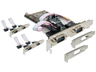Carte PCIe Delock > 6x adaptateur série - série