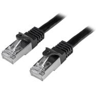 Câble de raccordement SFTP blindé Cat6 noir de 5 m