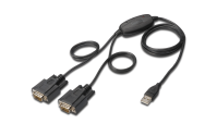 DIGITUS DA-70158 Câble USB vers double RS232 1,5 m
