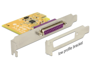 Carte PCIe Delock 1 x Parallèle - Adaptateur parallèle - PCIe 2.0