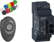 APC GS KIT Trådlös tryckknapp handhållen Programmerbar mottagare AC/DC 24-230V