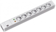 Bachmann 7x Schuko - 2m - 2m - 7 prises AC