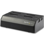 Station d'accueil pour disque dur SSD StarTech 4 baies SATA 2.5 3,5 pouces USB 3.1