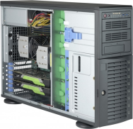 SuperMicro SC743 AC-1K26B-SQ - Tour - 4U - ATX étendu