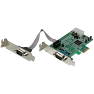 StarTech 2 ports discrets RS232 natif série PCIe