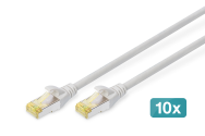 Câble DIGITUS CAT6A S-FTP 3 m, paquet de 10
