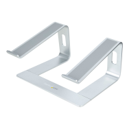 Support pour ordinateur portable de bureau 5 kg/11 lb en aluminium argenté
