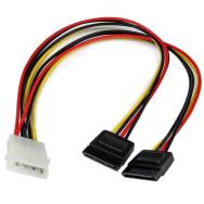 Adaptateur d'alimentation StarTech LP4 vers SATA en Y 12 pouces
