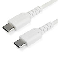 Câble USB-C StarTech 1 m en fibre d'aramide blanche