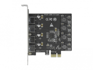 Carte PCIe x1 Delock pour 4 ports USB Type-A externes