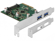 Delock 90298 - Carte PCIe x4 > 2x ports USB 3.1 Gen 2 Type-A externes