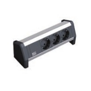 Bachmann DESK - multiprise - contacts de sortie : 3 (CEE 7/4)