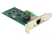 Carte PCIe Delock > 1 x Gigabit LAN - adaptateur réseau