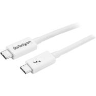StarTech Câble Thunderbolt 3 1 m 20 Gbit/s Blanc