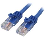 Câble réseau Ethernet Cat5e 45PAT50CMBL 0,5 m anti-accroc bleu