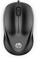 Souris filaire USB ambidextre HP 1000 noire (4QM14AA#ABB)