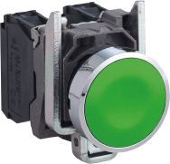 APC Schneider Electric Tryckknapp plat, gn, 1S XB4BA31