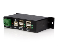 StarTech Hub industriel 4 ports USB 2.0 noir