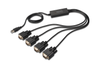 DIGITUS DA-70159 Adaptateur USB vers Quad RS232