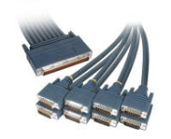 CAB-OCT-X21-MT Câble octal Cisco à 8 fils et 8 DTE X.21 mâles