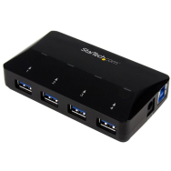 Hub USB 3.0 StarTech 4 ports avec port de charge dédié