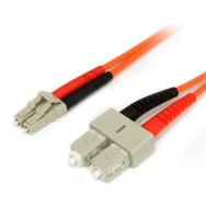 Câble fibre multimode 62,5/125 StarTech 1 m LC SC
