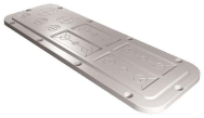 Rittal Plast AX 2563200 Plaques à bride, pour AX, BT : 447x149 mm