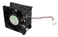 SuperMicro 2U, 80x80x38mm, (4 broches) 9.5K RPM Ventilateur, SC827, sans PB
