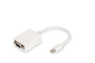 DIGITUS DB-340407-001-W Adaptateur Mini DisplayPort vers VGA 0,15 m