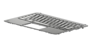 Capot supérieur gris HP avec clavier Nordic