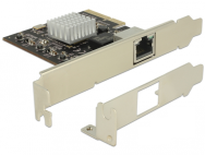 Carte PCIe Delock > 1 x adaptateur réseau 10 Gigabit LAN NBASE-T RJ45