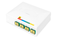Boîtier DIGITUS FTTX 4 connecteurs SC SX