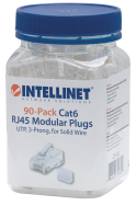 Lot de 90 fiches modulaires RJ45 Cat6 - UTP