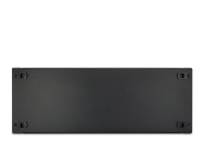 Panneau d'obturation Inter-Tech - Noir, RAL 9005 - 4U (19")