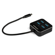 StarTech Hub USB-C 4 ports USB 3.1 Gen 2 HB31C4AB