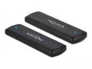Boîtier externe combiné USB Type-C Delock pour M.2 NVMe PCIe