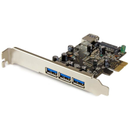 Carte StarTech PCIe USB 3.0 à 4 ports