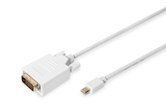 DIGITUS AK-340305-020-W Câble mini DP vers DVI 2 m