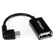 StarTech UUSBOTGRA Câble micro USB à angle droit vers USB OTG