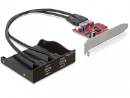 Panneau avant USB 3.0 Delock - Adaptateur USB