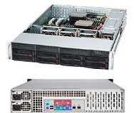 SuperMicro SC825 TQC-R1K03LPB - Rack - ATX étendu 2U